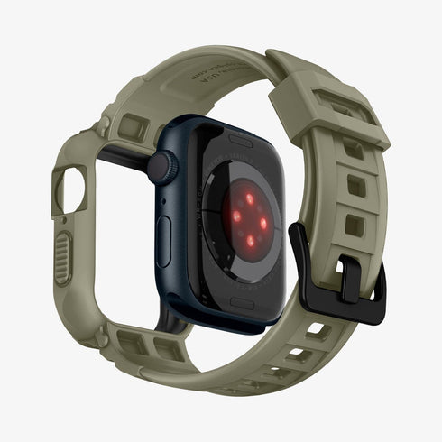 ACS05460 - Apple Watch Series (Apple Watch (49mm)) in matte black showing the front